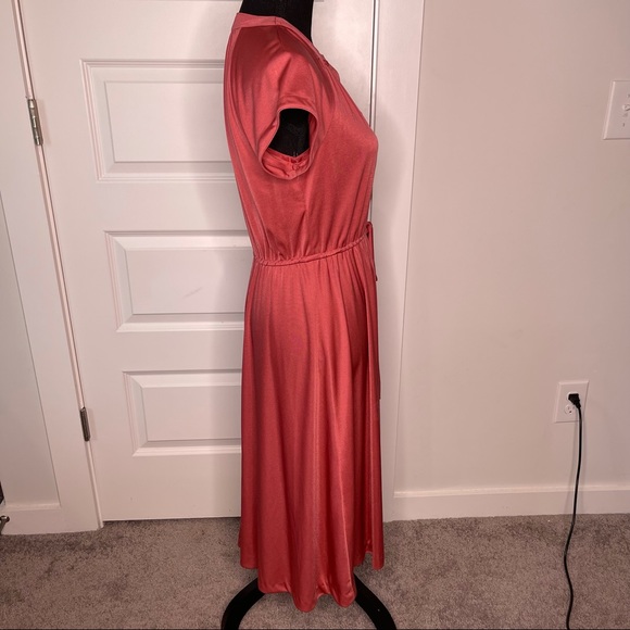 VINTAGE 70s Hostess Dress - Picture 7 of 8